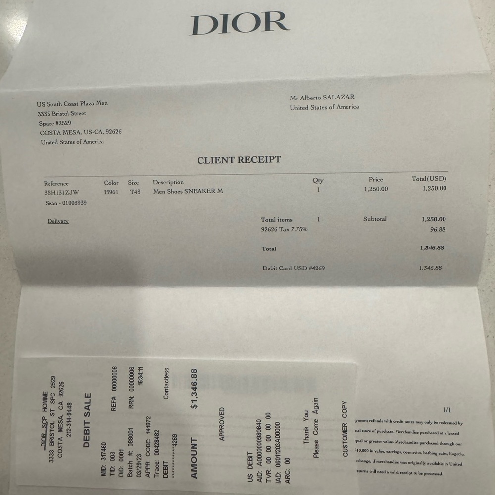 Dior B28 - Picture 2 of 9